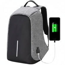 Load image into Gallery viewer, Anti-theft Travel Backpack Laptop School Bag with USB Charging Port - Grey_0