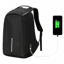 Load image into Gallery viewer, Anti-theft Travel Backpack Laptop School Bag with USB Charging Port - Black_0