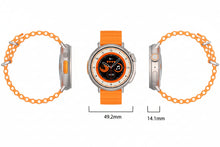 Load image into Gallery viewer, MT30 Smart Watch Ultra Long Range Waterproof - Silver-Brown Skin_7