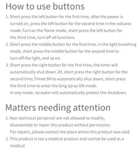 Load image into Gallery viewer, Flame aromatherapy machine remote control Humidifier Full Crack Fire Blue Remote Co_7