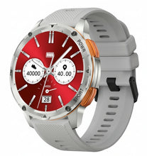 Load image into Gallery viewer, AK59 Smart Watch HD AMLOED Screen w/ health monitoring - Silver Strap_0