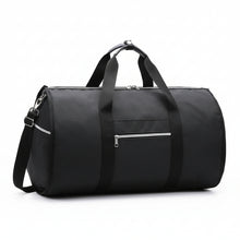 Load image into Gallery viewer, Waterproof Travel Bag Mens/Women Travel Shoulder Bag 2 In 1 Large Luggage Duffel Totes Carry On Hand Bag - Black_0