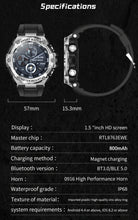 Load image into Gallery viewer, Sports Men's rugged watch Liga, Bluetooth - BLACK_5