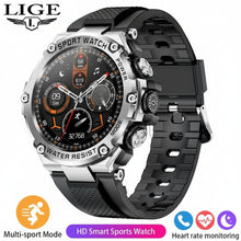 Load image into Gallery viewer, Sports Men's rugged watch Liga, Bluetooth - SILVER_0