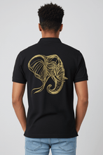 Load image into Gallery viewer, Elephantidae Men’s Golf Shirt Premium Wildlife Golfer by Zalvory In.It Dropship