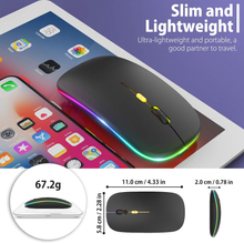Load image into Gallery viewer, Optical Super Slim LED Wireless Mouse – Silver | Sleek and Portable Wireless Mouse ZALVORY