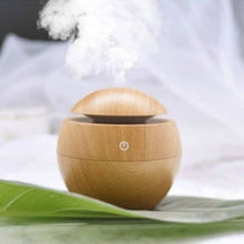 Load image into Gallery viewer, Ultrasonic Aroma Humidifier with Colour Changing LED - Brown_0
