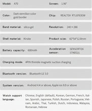 Load image into Gallery viewer, A70 Smart Watch  for Men/Women - Black_8
