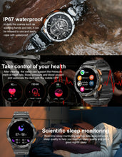 Load image into Gallery viewer, AK59 Smart Watch HD AMLOED Screen w/ health monitoring - Vinyl Strap_5

