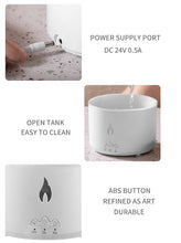 Load image into Gallery viewer, Flame aromatherapy machine remote control Humidifier Full Crack Fire Blue Remote Co_6
