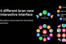 Load image into Gallery viewer, Smart Watch K52 Watches Men Wome Sports Fitness Modes Bluetooth Call Health Monitor 400mah 1.39Inch HD Smartwatch - Black_9
