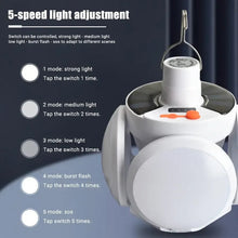 Load image into Gallery viewer, Solar Emergency Charging Lamp – USB &amp; Solar Powered, IP65 Waterproof ZALVORY
